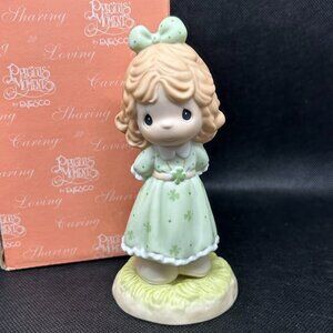 Precious Moments "I-rish You Lots Of Luck" figurine